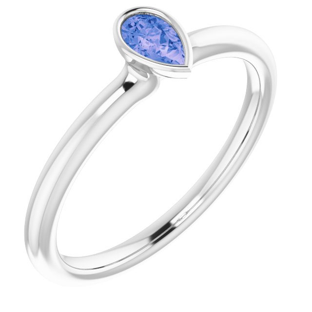 Natural Tanzanite | Pear | 5 x 3mm