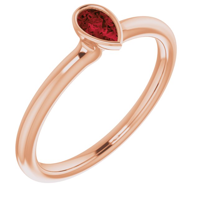 Natural Mozambique Garnet | Pear | 5 x 3mm