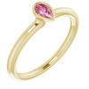 Natural Pink Tourmaline | Pear | 5 x 3mm