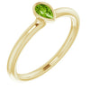Natural Peridot | Pear | 5 x 3mm