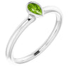 Natural Peridot | Pear | 5 x 3mm