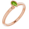 Natural Peridot | Pear | 5 x 3mm