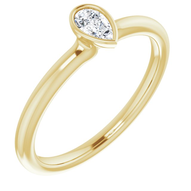 Natural White Sapphire | Pear | 5 x 3mm