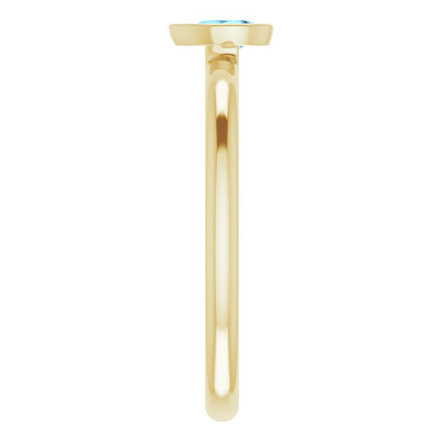 Natural Aquamarine | Pear | 5 x 3mm