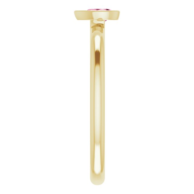 Natural Pink Tourmaline | Pear | 5 x 3mm