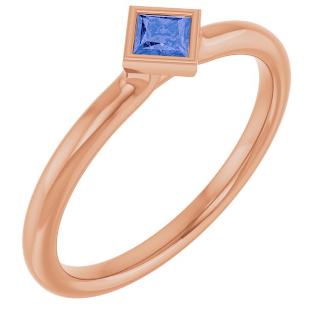 Natural Tanzanite | Square | 3 x 3mm