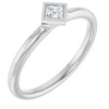 Natural White Sapphire | Square | 3 x 3mm