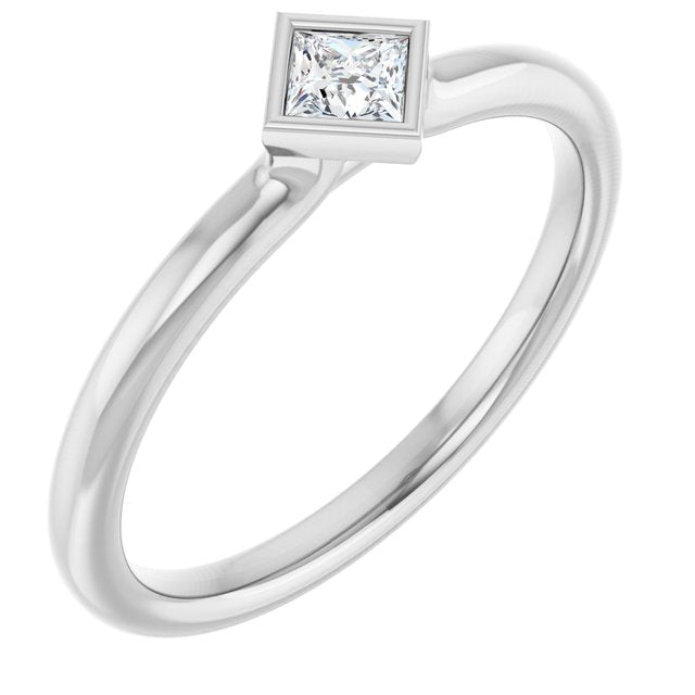 Natural White Sapphire | Square | 3 x 3mm