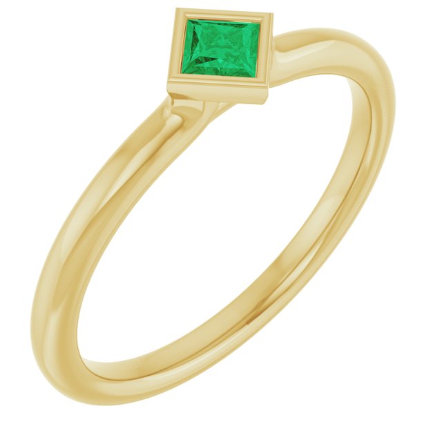 Natural Emerald | Square | 3 x 3mm | Lab-Grown Emerald | Square | 3 x 3mm