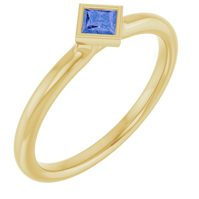 Natural Tanzanite | Square | 3 x 3mm
