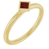Natural Mozambique Garnet | Square | 3 x 3mm