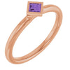 Natural Amethyst | Square | 3 x 3mm