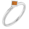 Natural Citrine | Square | 3 x 3mm