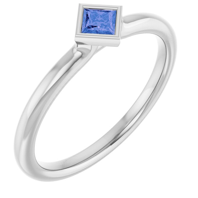 Natural Tanzanite | Square | 3 x 3mm
