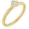 Natural White Sapphire | Square | 3 x 3mm