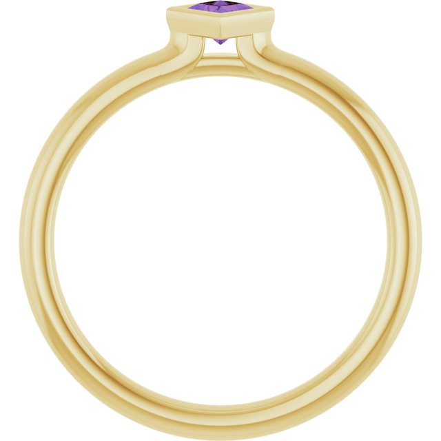 Natural Amethyst | Square | 3 x 3mm