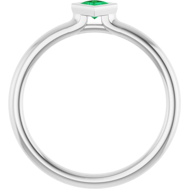 Lab-Grown Emerald | Square | 3 x 3mm | Natural Emerald | Square | 3 x 3mm