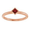 Natural Mozambique Garnet | Square | 3 x 3mm