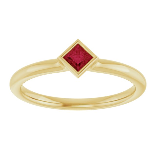 Lab-Grown Ruby | Square | 3 x 3mm | Natural Ruby | Square | 3 x 3mm
