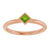 Natural Peridot | Square | 3 x 3mm