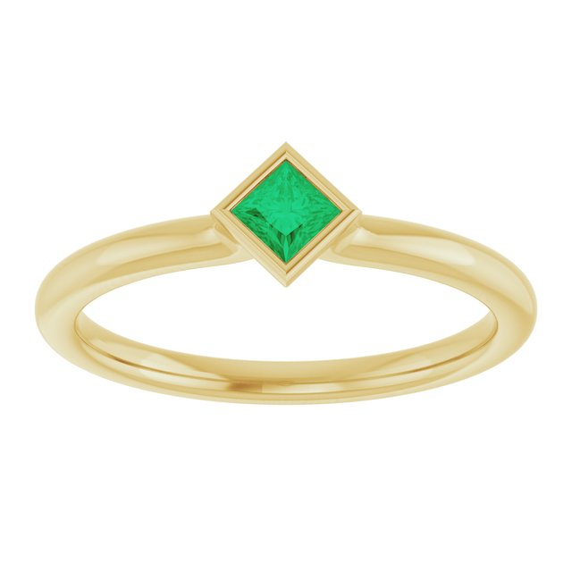 Natural Emerald | Square | 3 x 3mm | Lab-Grown Emerald | Square | 3 x 3mm