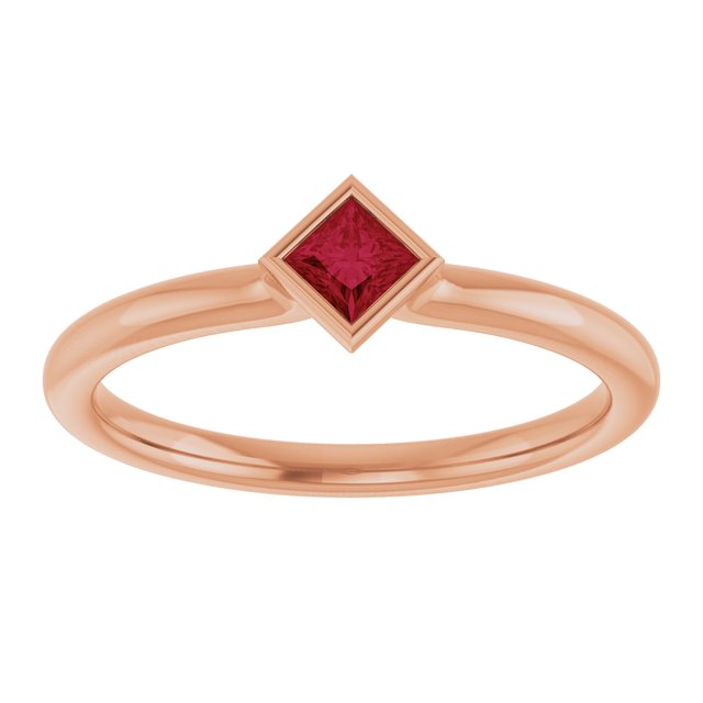 Lab-Grown Ruby | Square | 3 x 3mm | Natural Ruby | Square | 3 x 3mm