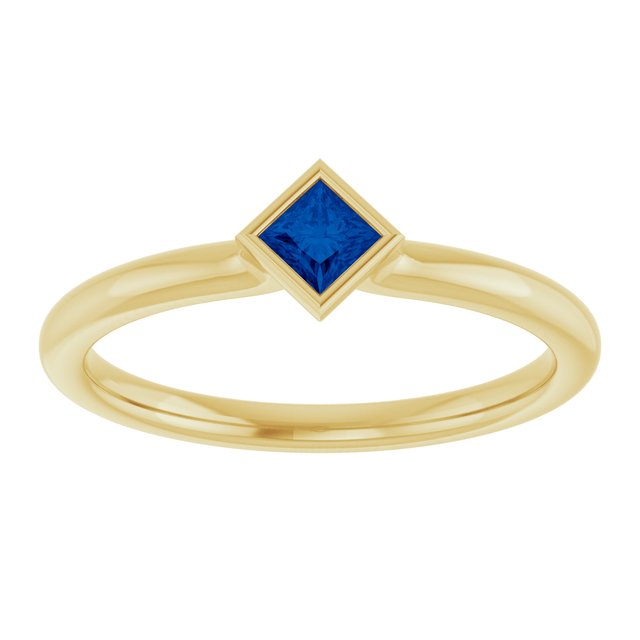 Natural Blue Sapphire | Square | 3 x 3mm