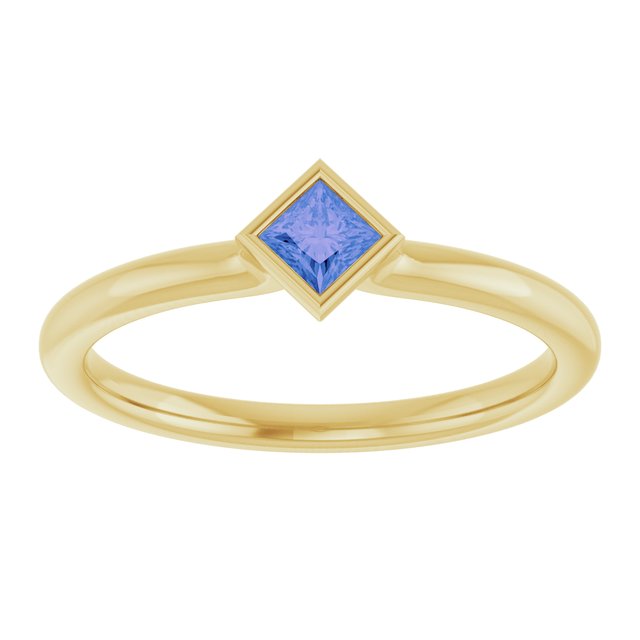 Natural Tanzanite | Square | 3 x 3mm