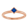 Lab-Grown Blue Sapphire | Square | 3 x 3mm | Natural Blue Sapphire | Square | 3 x 3mm