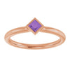 Natural Amethyst | Square | 3 x 3mm