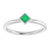 Lab-Grown Emerald | Square | 3 x 3mm | Natural Emerald | Square | 3 x 3mm