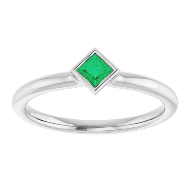 Lab-Grown Emerald | Square | 3 x 3mm | Natural Emerald | Square | 3 x 3mm