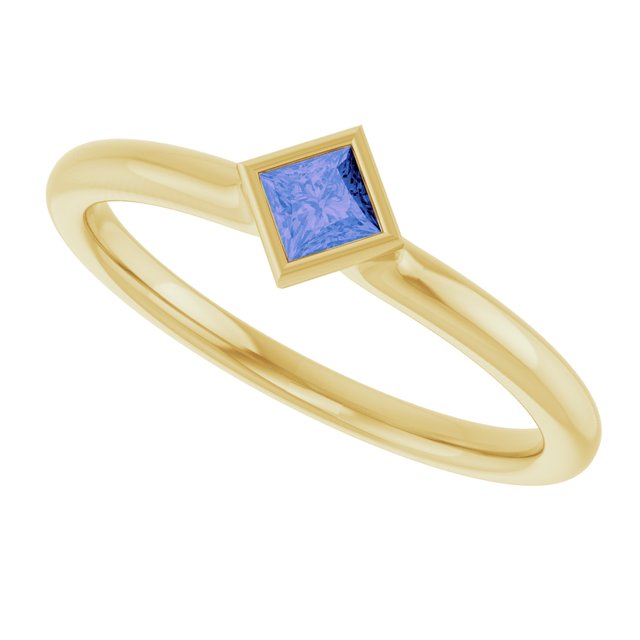 Natural Tanzanite | Square | 3 x 3mm