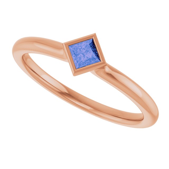 Natural Tanzanite | Square | 3 x 3mm