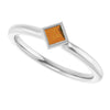 Natural Citrine | Square | 3 x 3mm