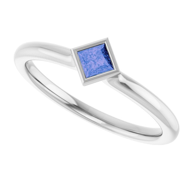 Natural Tanzanite | Square | 3 x 3mm
