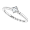 Natural White Sapphire | Square | 3 x 3mm
