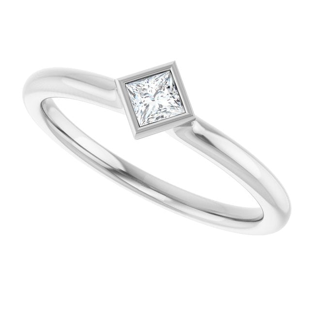 Natural White Sapphire | Square | 3 x 3mm