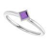 Natural Amethyst | Square | 3 x 3mm