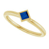 Natural Blue Sapphire | Square | 3 x 3mm