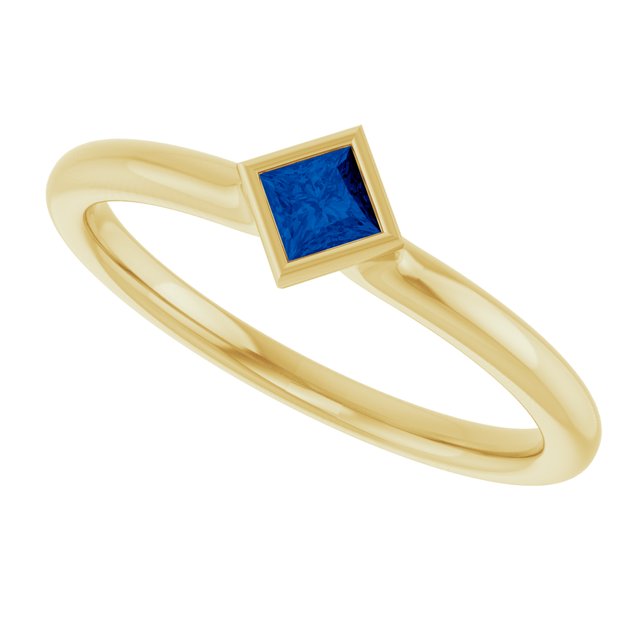 Natural Blue Sapphire | Square | 3 x 3mm