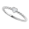 Natural Diamond | Heart | 3.5 x 3.2mm