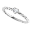 Natural Diamond | Heart | 3.5 x 3.2mm