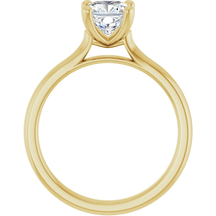 14K Yellow | Cushion