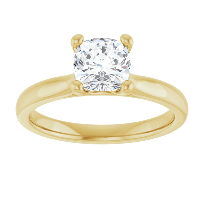 14K Yellow | Cushion