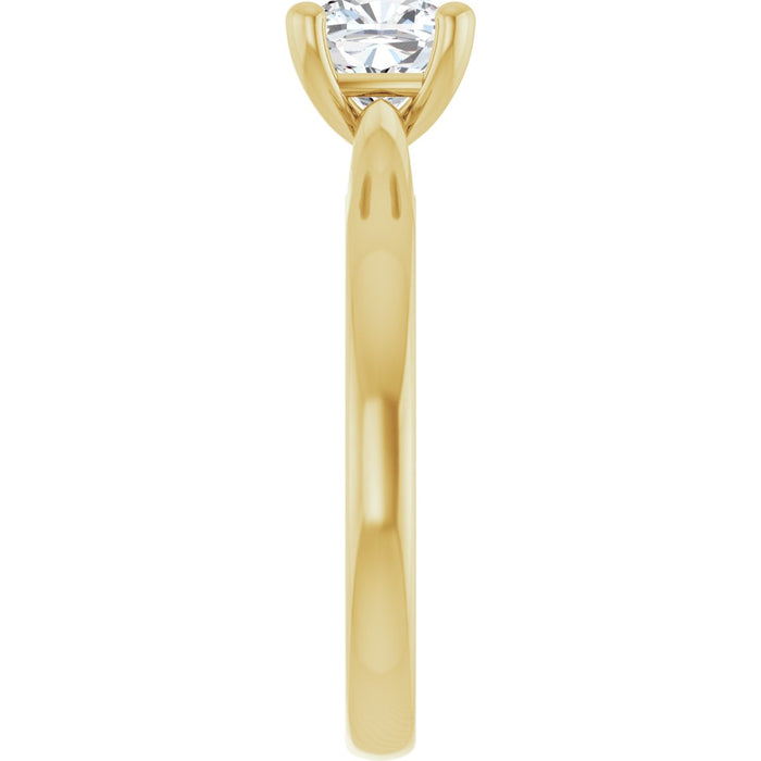 14K Yellow | Cushion