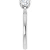 14K White | Cushion