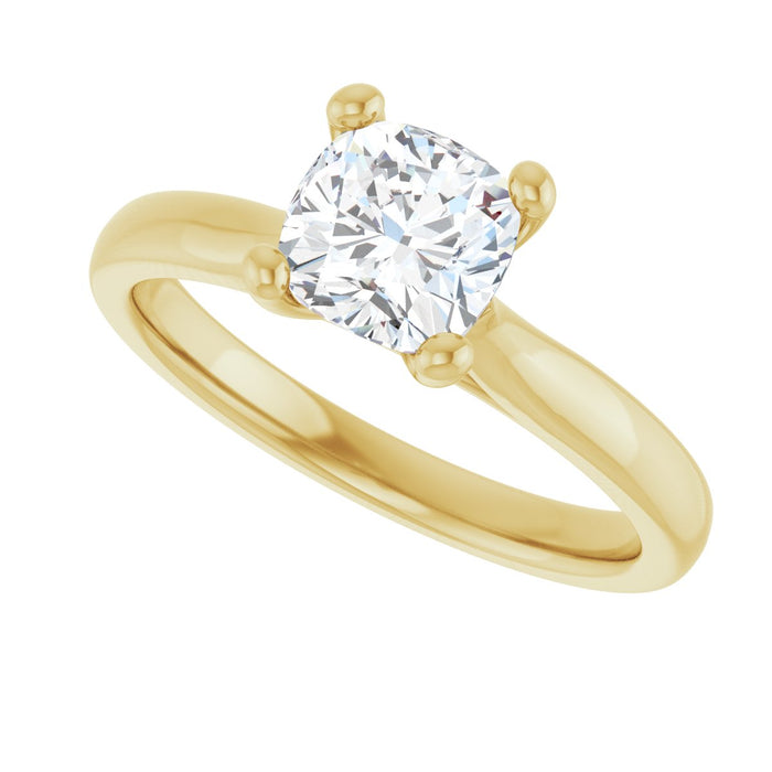 14K Yellow | Cushion