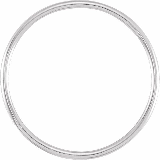 52299 / Ring / 14K White / 4 / Polished / Stackable Ring