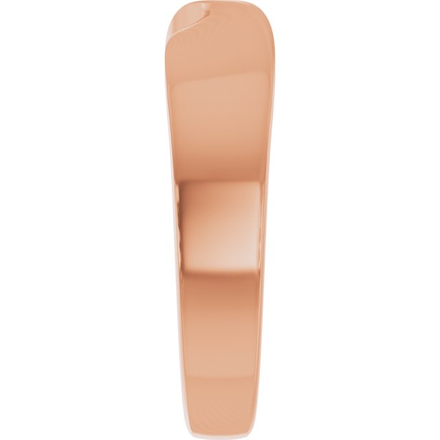 Twisted Tapered Stackable Band Ring — 10K Rose Gold
